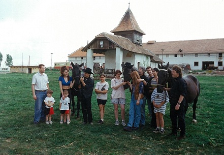 S přáteli na Bořím Dvoře 1998